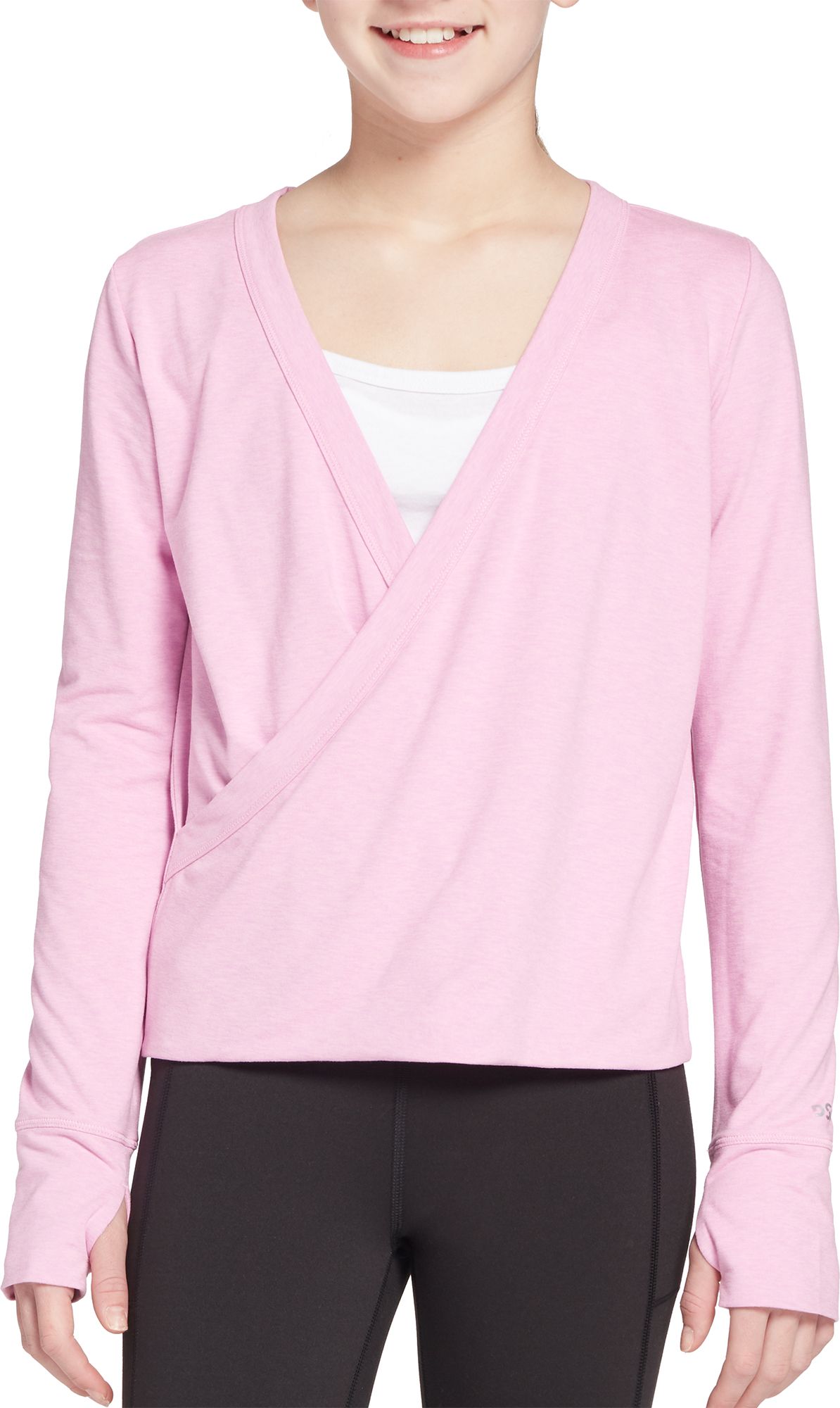 wrap long sleeve shirt