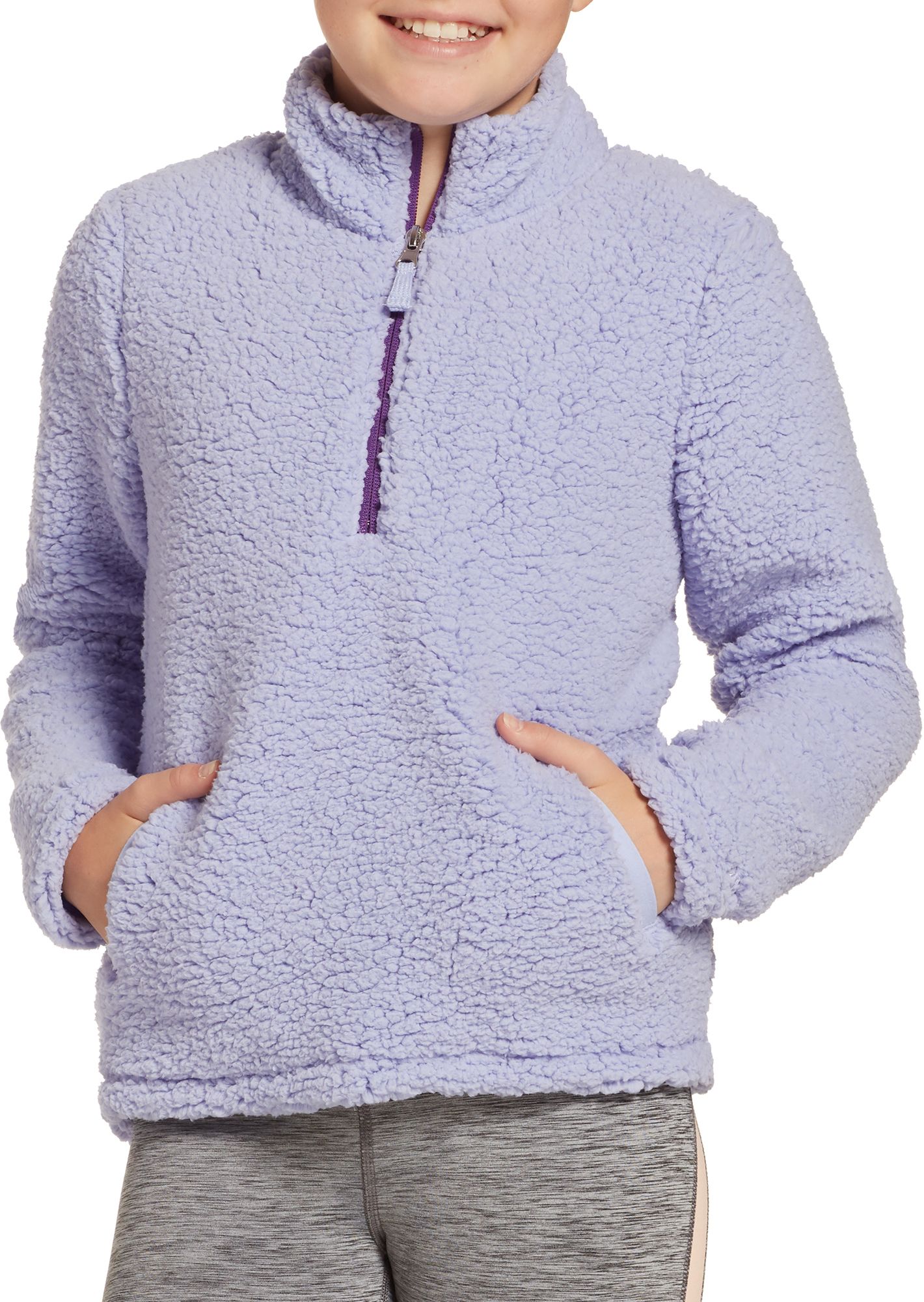 sherpa pullover girls