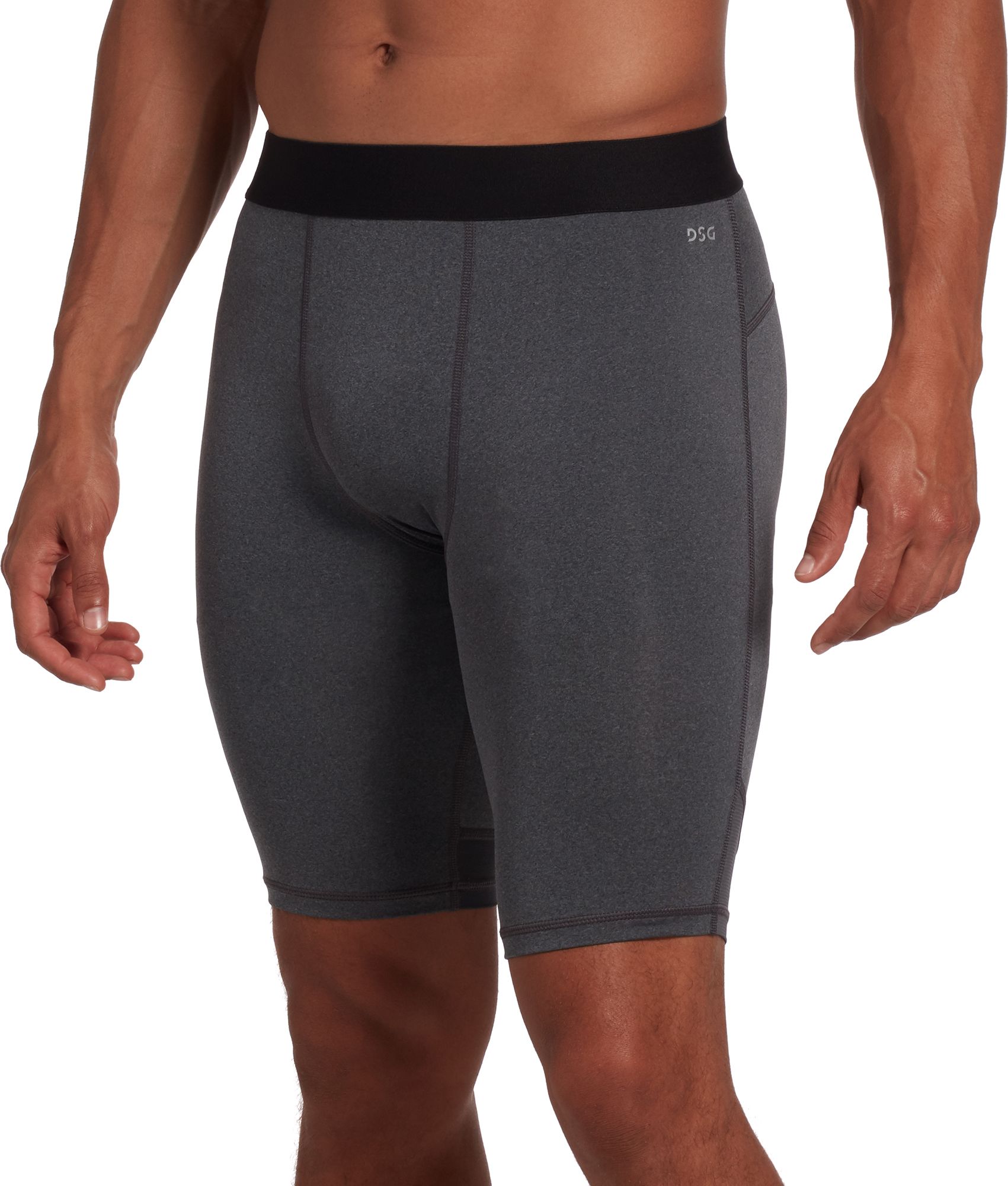 reebok men's 10 compression shorts