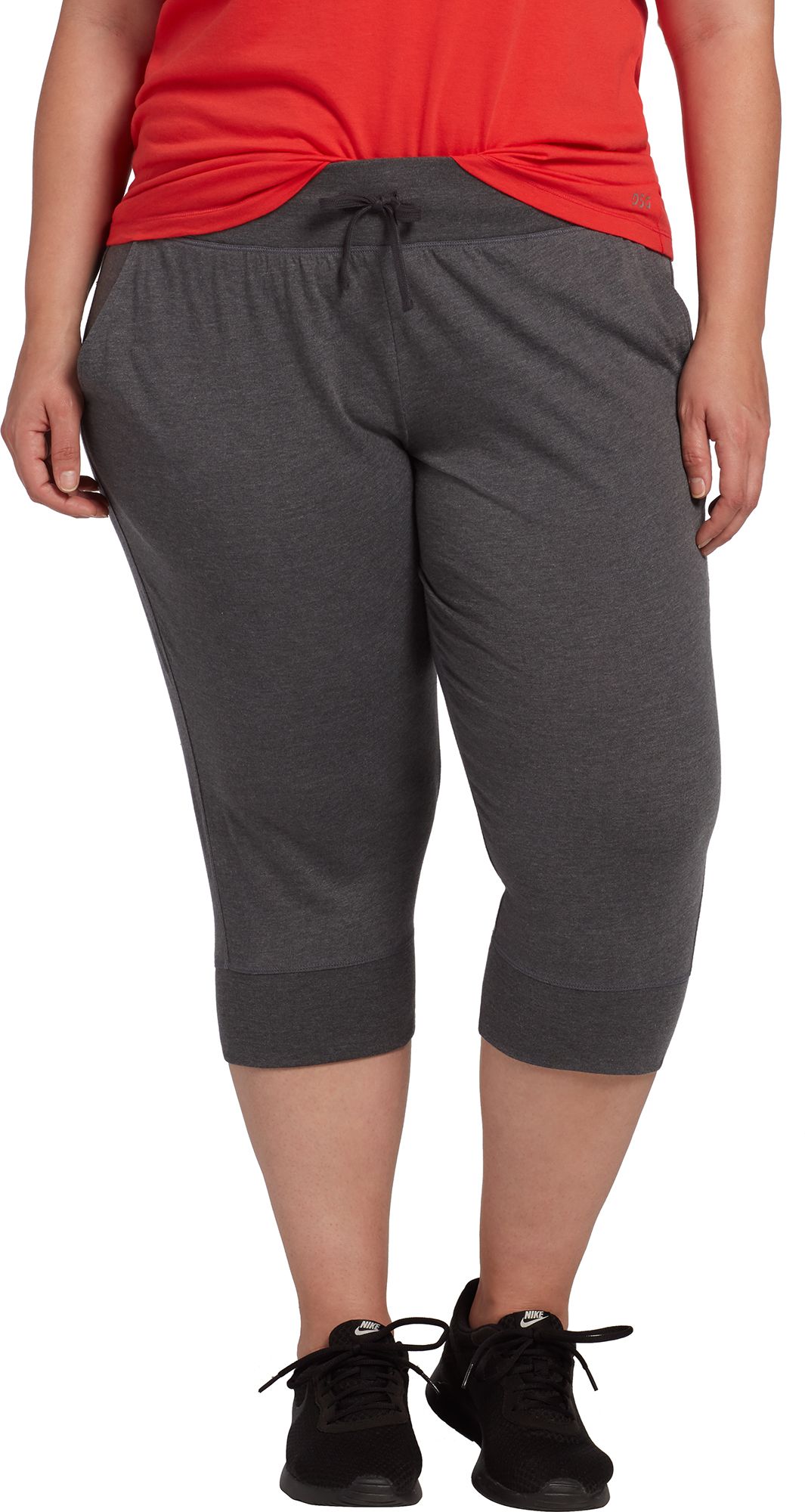 women's plus size capri joggers