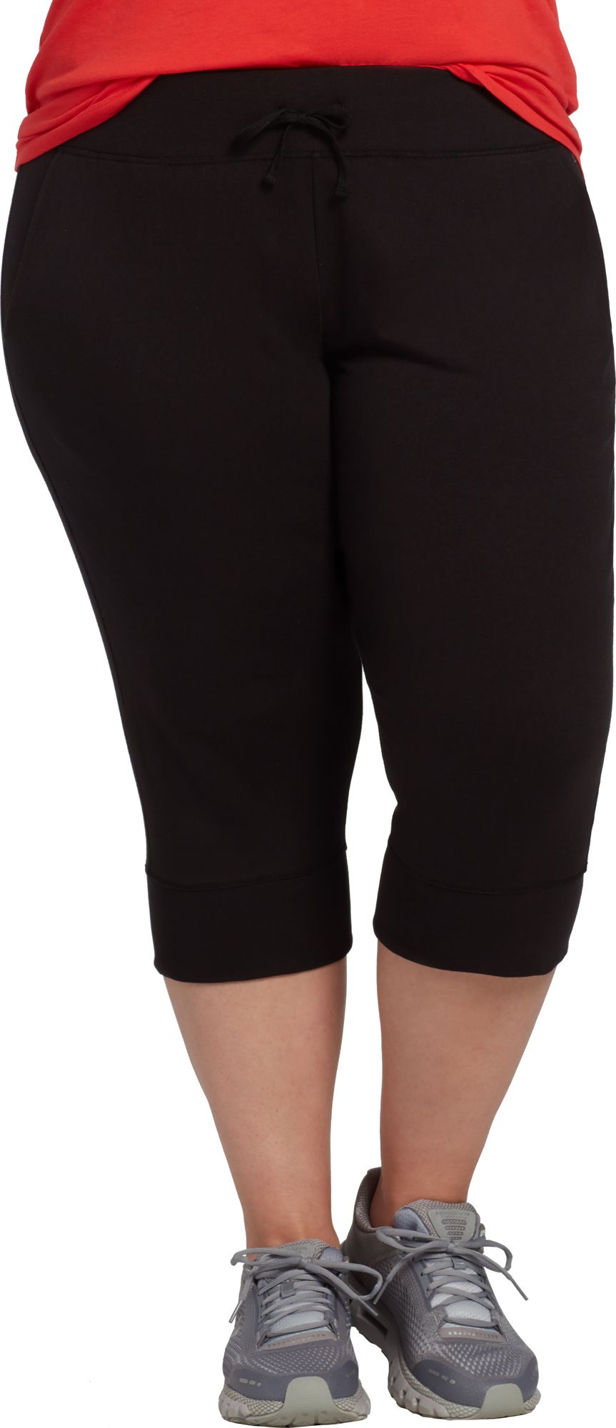 plus size capri joggers
