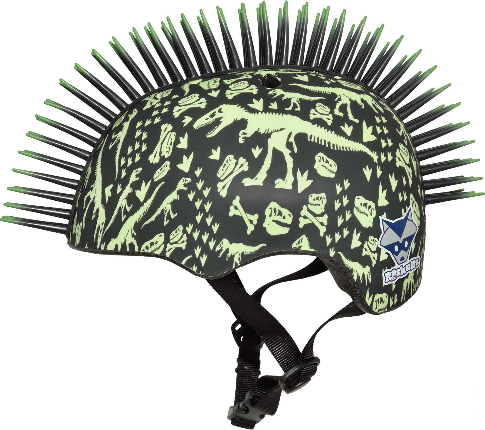 Raskullz Toddler T-Rex Bones Mohawk Bike Helmet product image