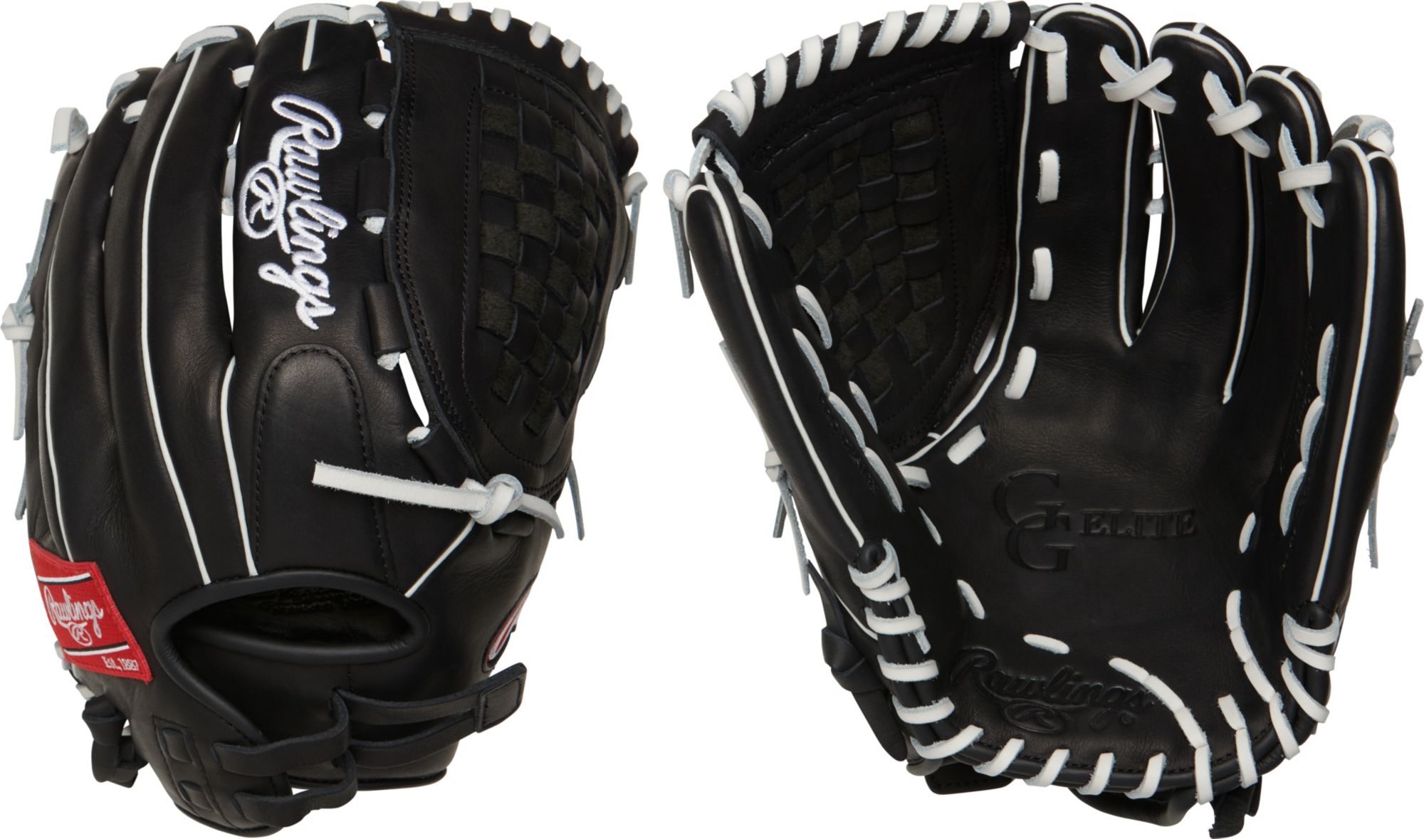 all black rawlings glove