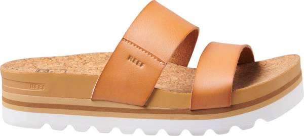 WOMEN'S REEF YELLOW SUN/CORK KNOTTY VISTA HI CHUNKY FLIP FLOP