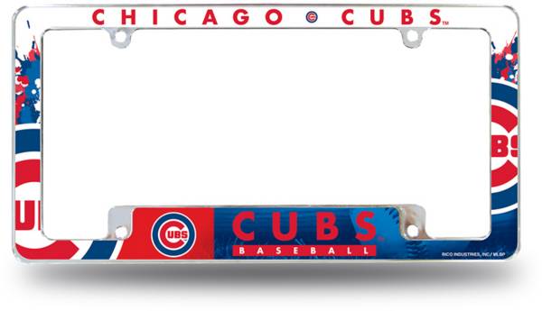 Rico Chicago Cubs Chrome License Plate Frame