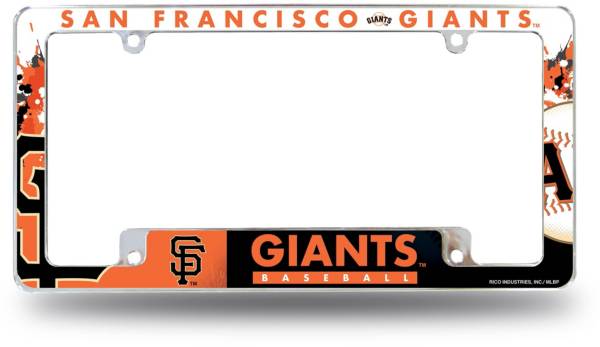 Rico San Francisco Giants Chrome License Plate Frame