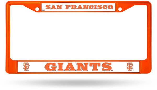 Rico San Francisco Giants Chrome License Plate Frame