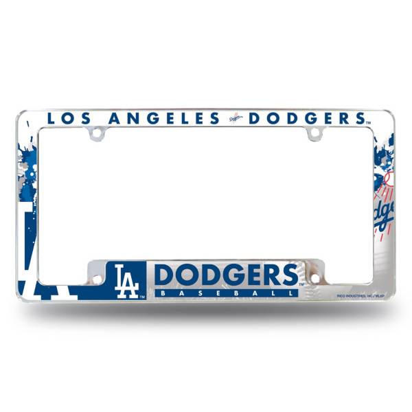 Rico Los Angeles Dodgers Chrome License Plate Frame