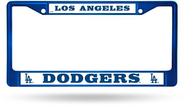 Rico Los Angeles Dodgers Chrome License Plate Frame