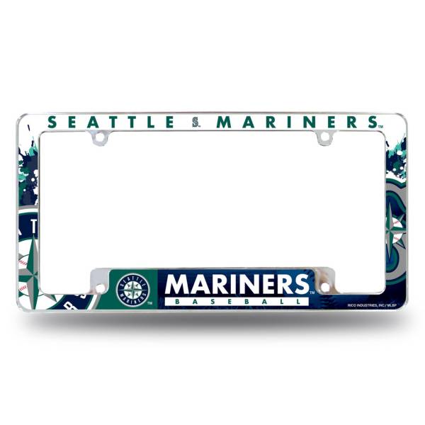 Rico Seattle Mariners Chrome License Plate Frame