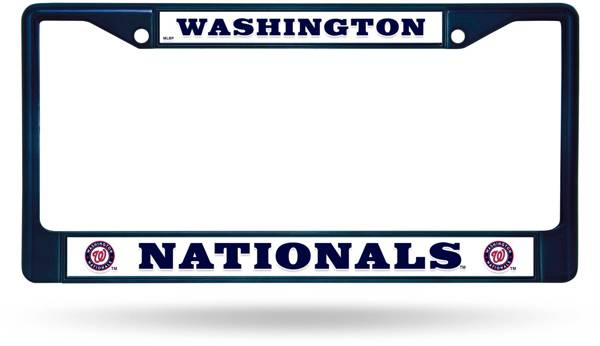 Rico Washington Nationals Chrome License Plate Frame