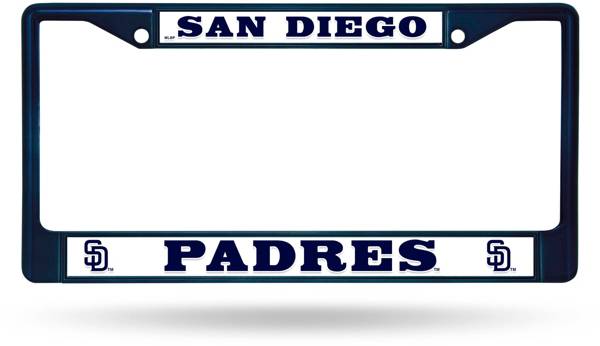 Rico San Diego Padres Chrome License Plate Frame