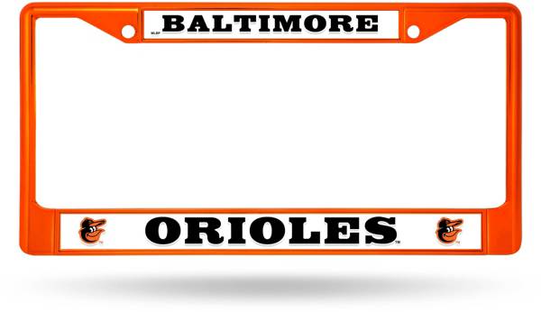 Rico Baltimore Orioles Chrome License Plate Frame