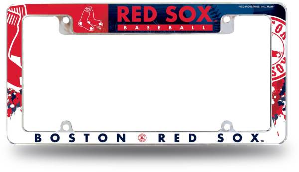 Rico Boston Red Sox Chrome License Plate Frame