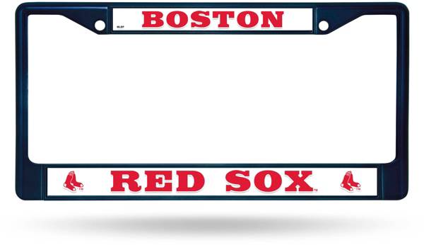 Rico Boston Red Sox Chrome License Plate Frame