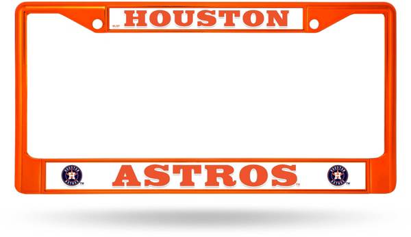 Rico Houston Astros Chrome License Plate Frame