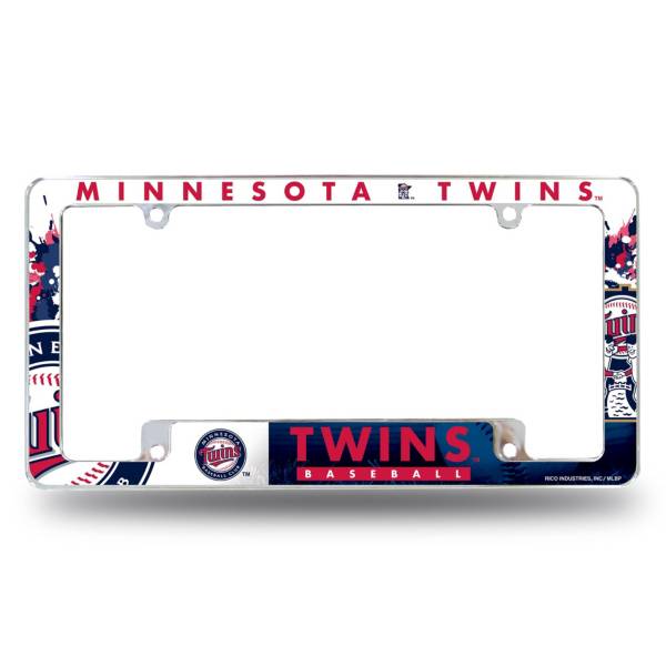 Rico Minnesota Twins Chrome License Plate Frame
