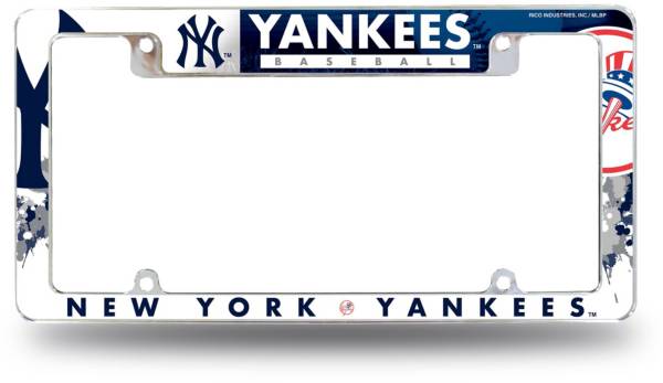 Rico New York Yankees Chrome License Plate Frame