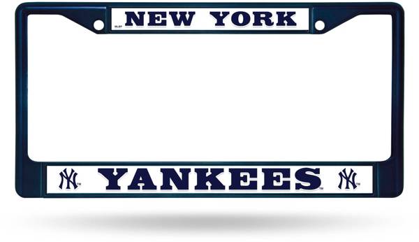 Rico New York Yankees Chrome License Plate Frame