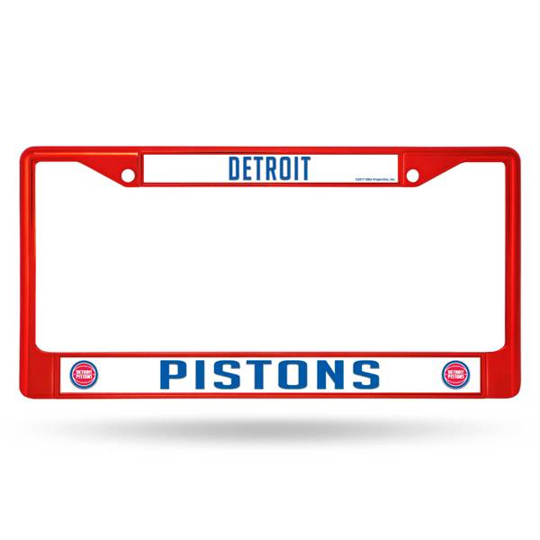 Rico Detroit Pistons Colored Chrome License Plate Frame product image