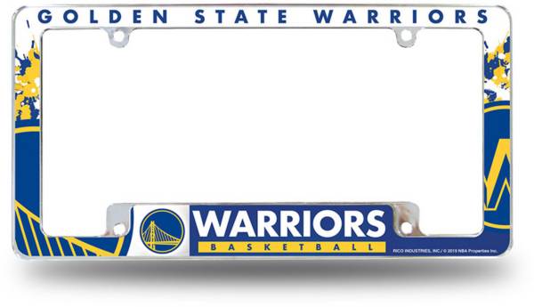 Rico Golden State Warriors Chrome License Plate Frame