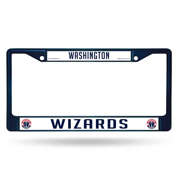 Rico Washington Wizards Chrome License Plate Frame