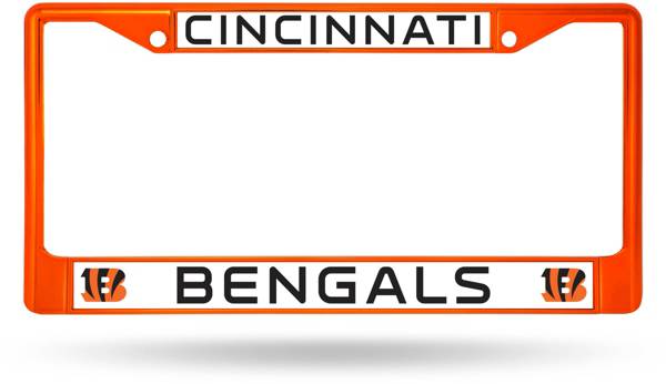 Rico Cincinnati Bengals Chrome License Plate Frame