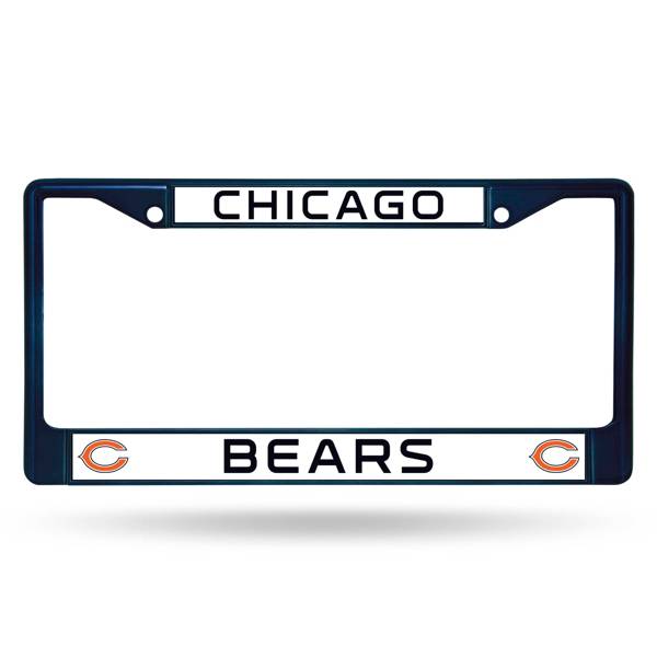 Rico Chicago Bears Chrome License Plate Frame