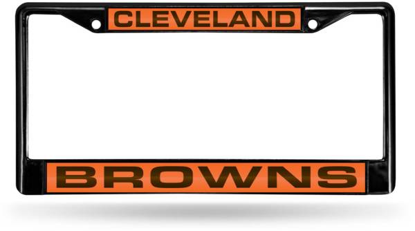 Rico Cleveland Browns Black Laser Chrome License Plate Frame product image