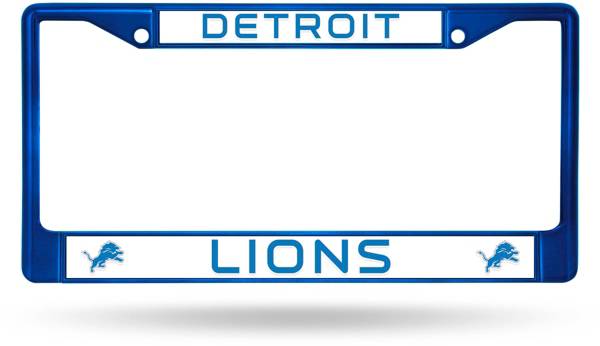 Rico Detroit Lions Chrome License Plate Frame