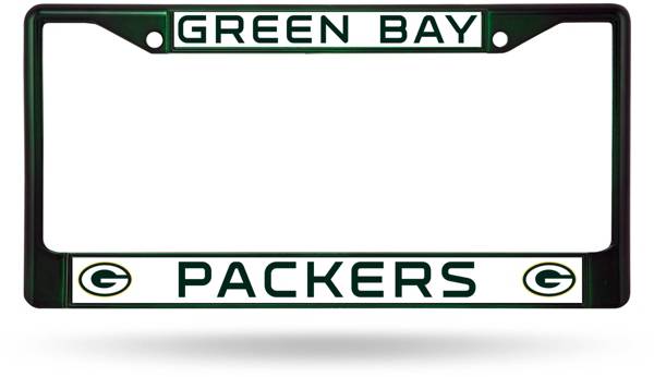 Rico Green Bay Packers Chrome License Plate Frame