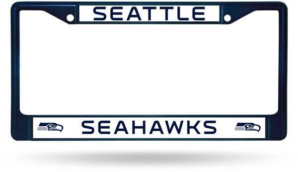 Rico Seattle Seahawks Colored Chrome License Plate Frame