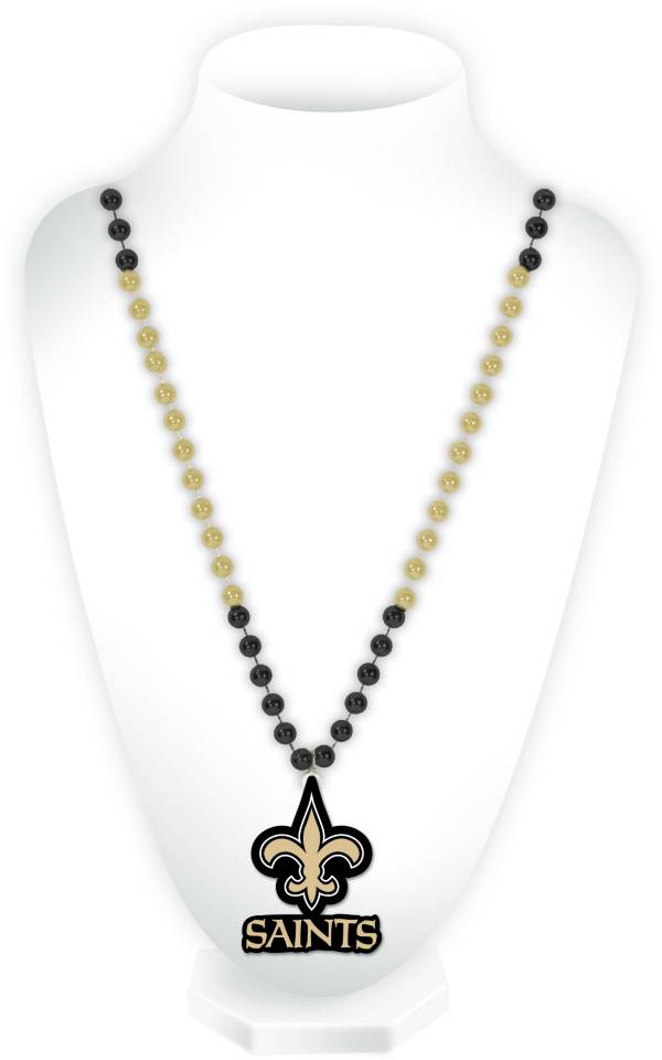 Rico New Orleans Saints Beaded Logo Necklace