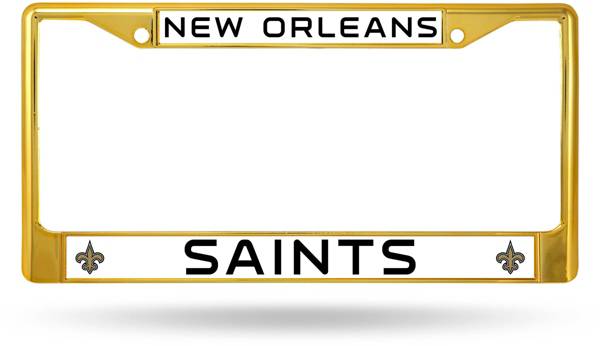 Rico New Orleans Saints Chrome License Plate Frame product image
