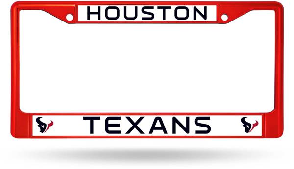 Rico Houston Texans Colored Chrome License Plate Frame product image