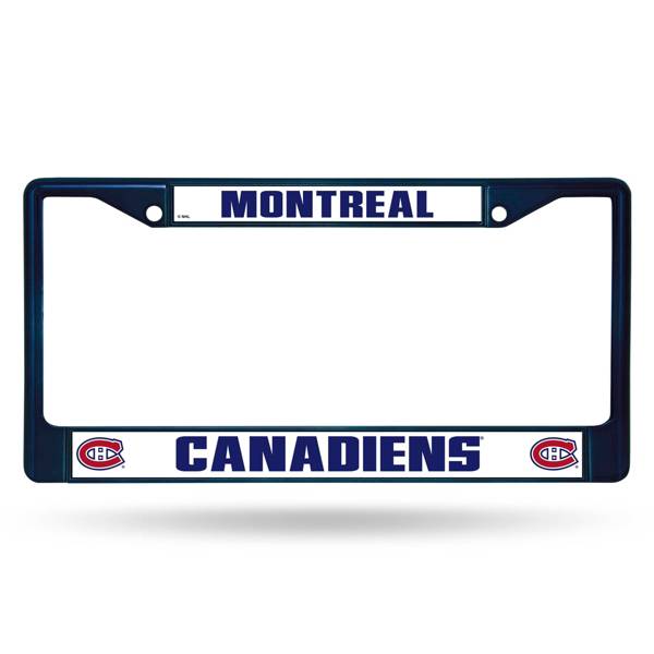 Rico Montreal Canadiens Chrome License Plate Frame