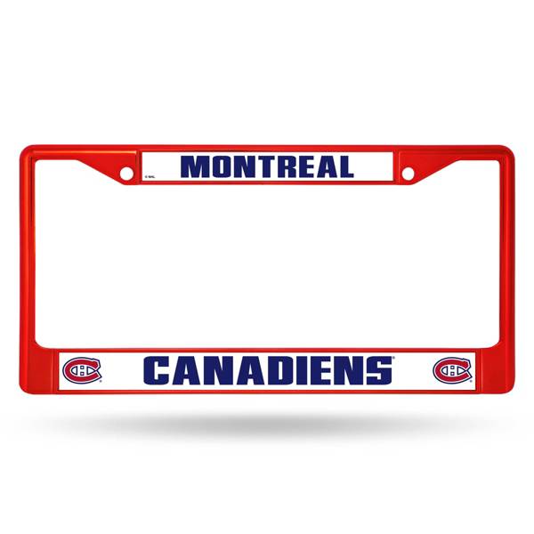 Rico Montreal Canadiens Colored Chrome License Plate Frame product image