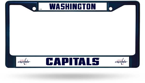 Rico Washington Capitals Chrome License Plate Frame