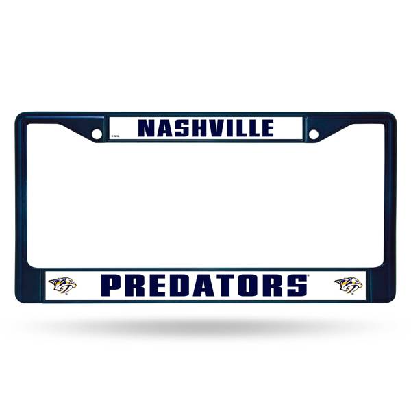 Rico Nashville Predators Chrome License Plate Frame