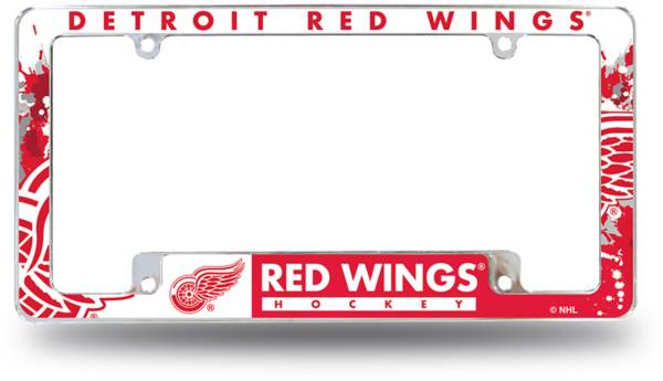 Rico Detroit Redwings Chrome License Plate Frame