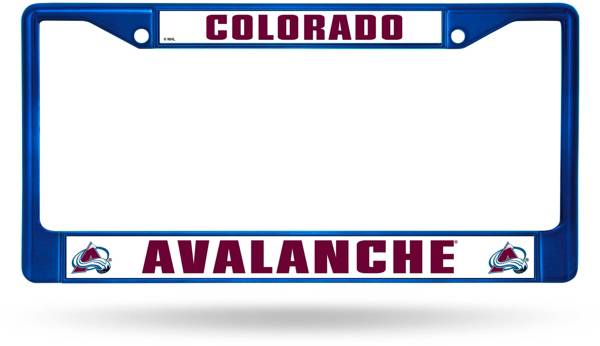 Rico Colorado Avalanche Chrome License Plate Frame