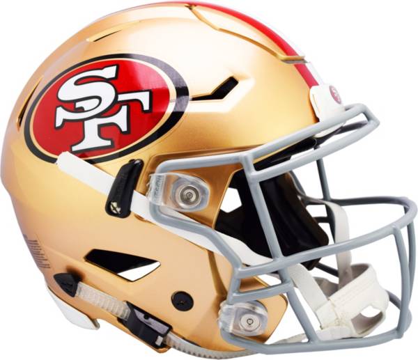 NFL San Francisco 49ers Unisex San Francisco 49ers Authentic Helmet, Team  Color, 12 inch