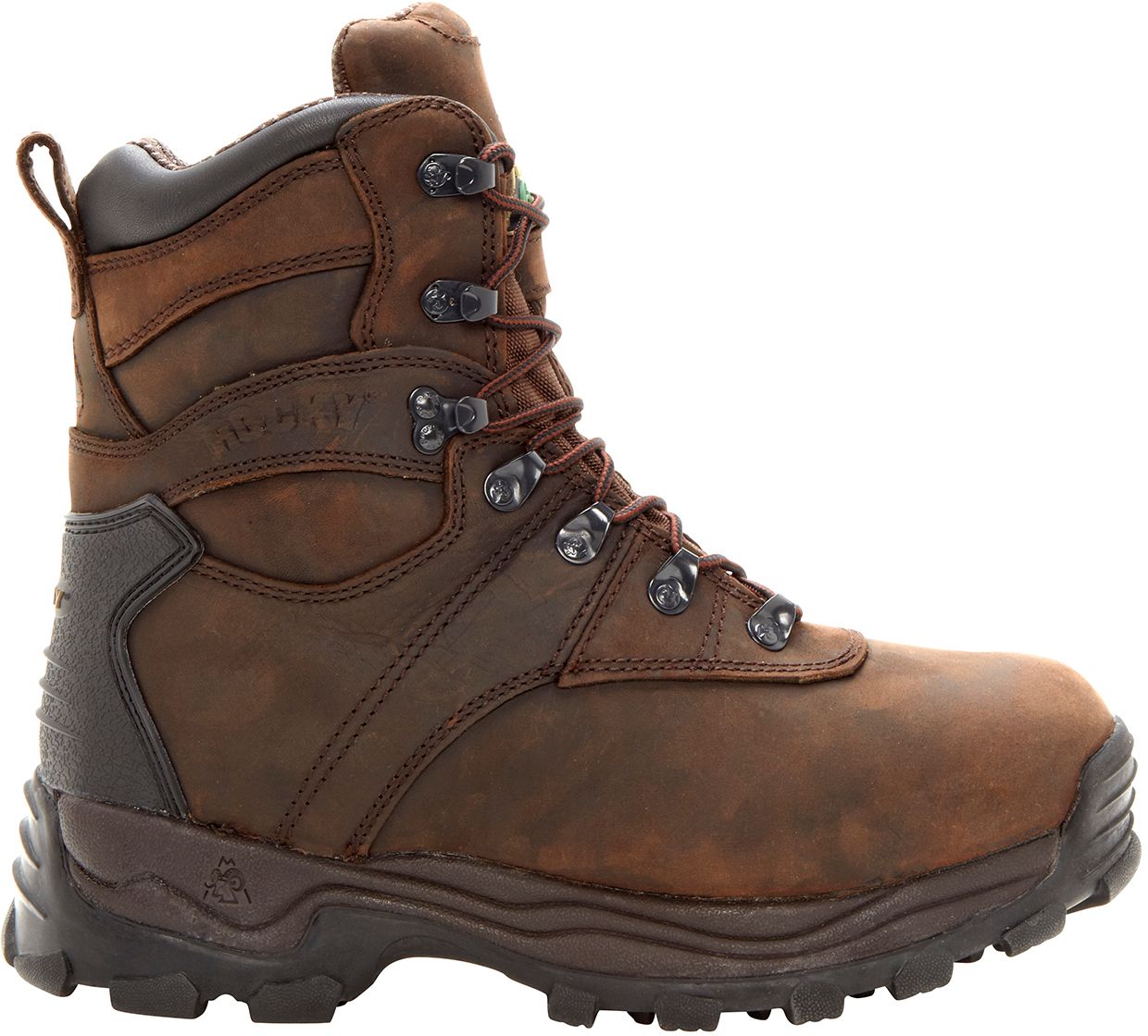 rocky sport utility max insulated waterproof hunting boots for men