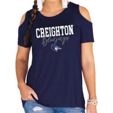 sorry, Gameday Couture Women's Creighton Bluejays Blue Cold Shoulder T-Shirt is currently out of stock