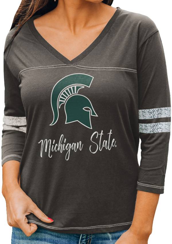 Gameday Couture Women S Michigan State Spartans Grey Sleeve Sport T Shirt Dick S Sporting Goods