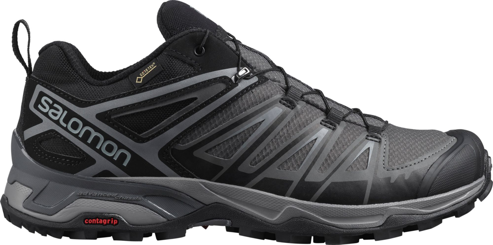 Salomon Men's x Ultra 4 Mid GTX - 9 / Black / Magnet / Pearl Blue