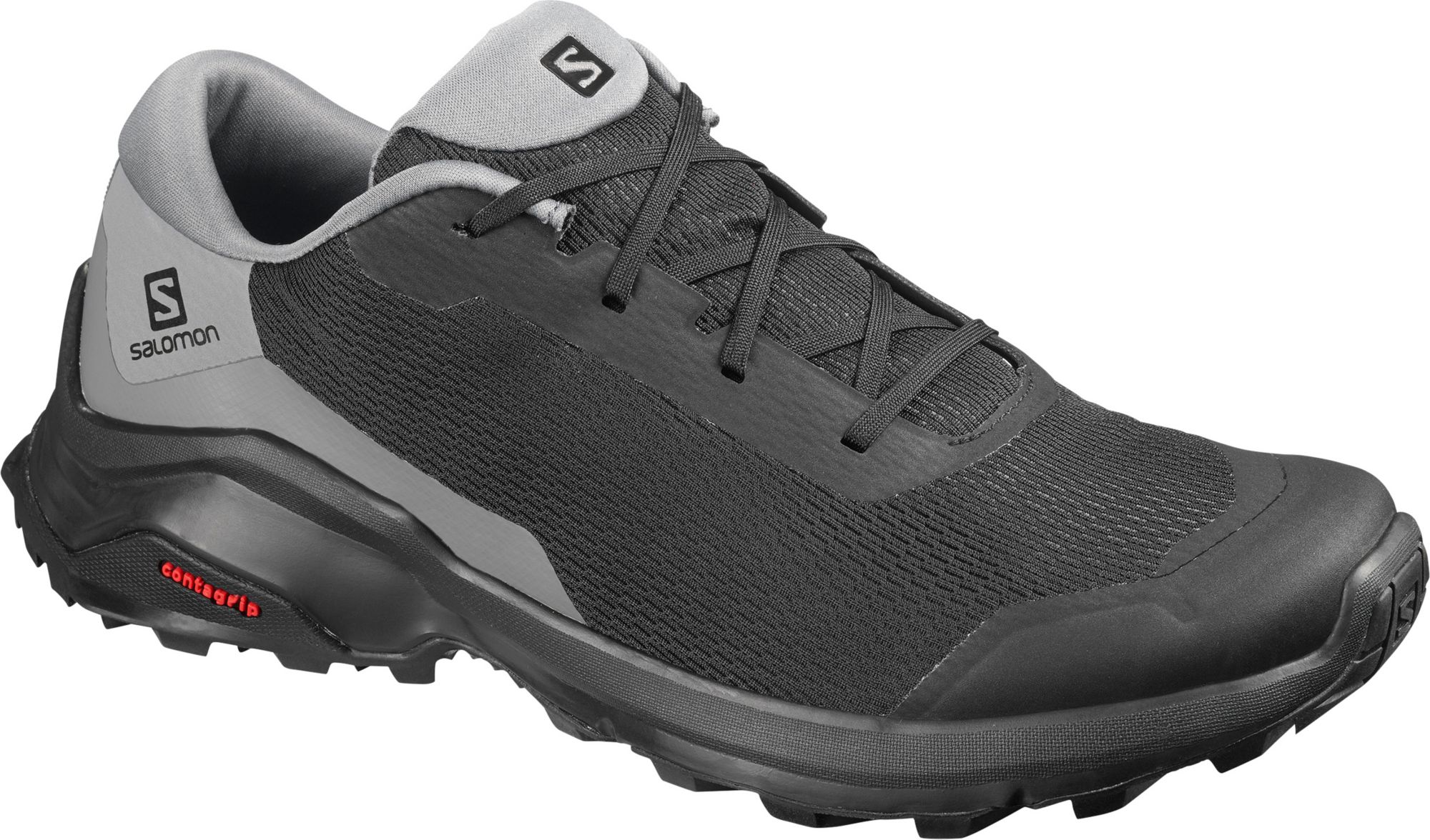 salomon all black shoes