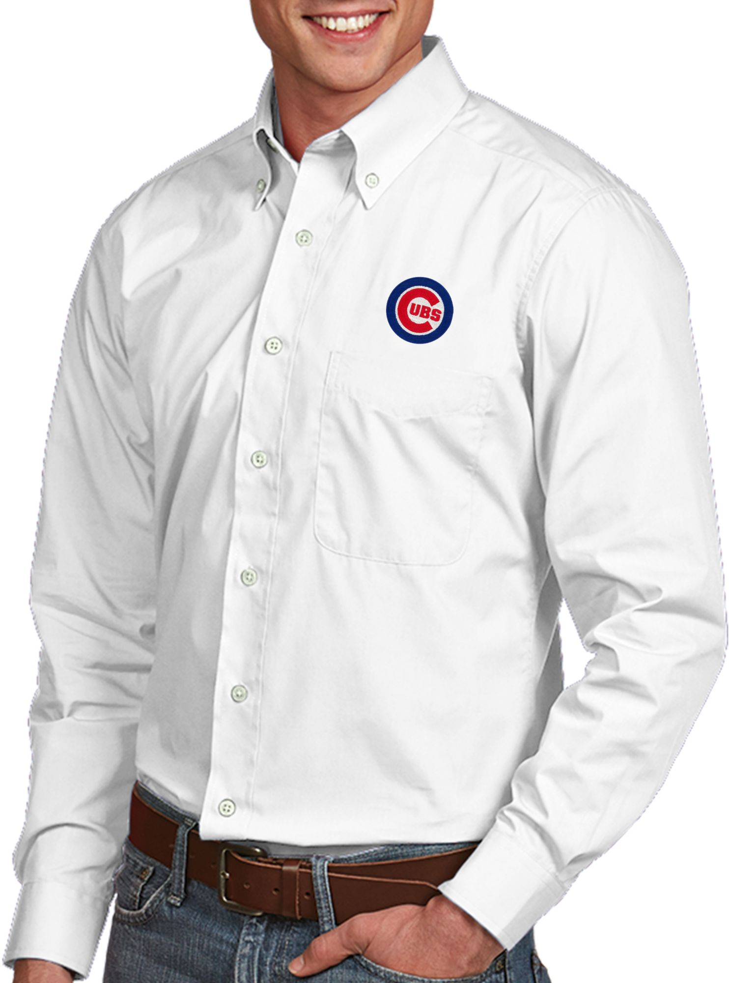 cubs button down shirt