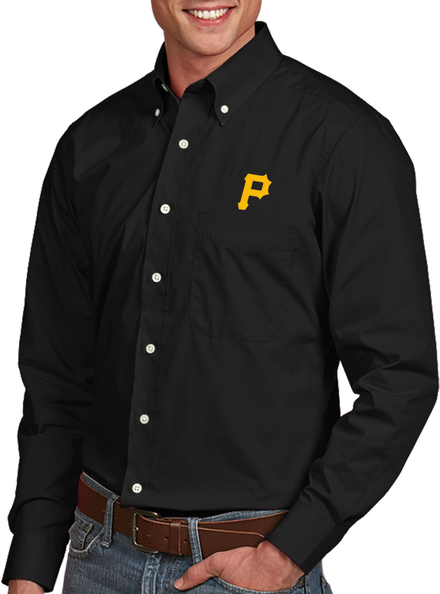 pittsburgh pirates button down shirt