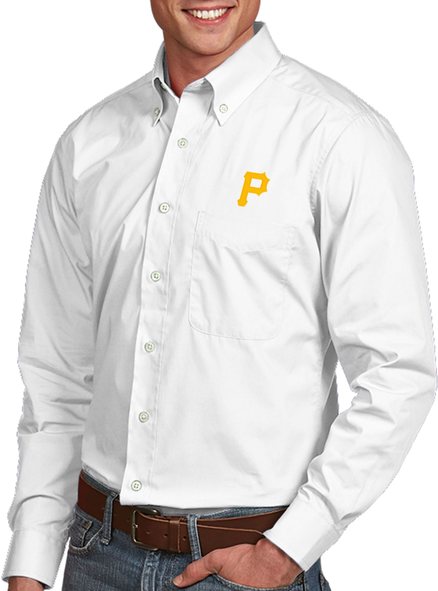 pittsburgh pirates button down shirt